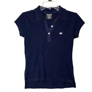 Polo Jeans Co Ralph Lauren Polo Shirt Womens Medium Stretch Classic Top